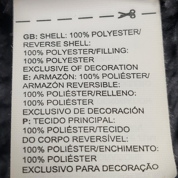 The north face Reversible hooded fleece puffer Jacket Infant's 3-6M. - Picture 14 of 14